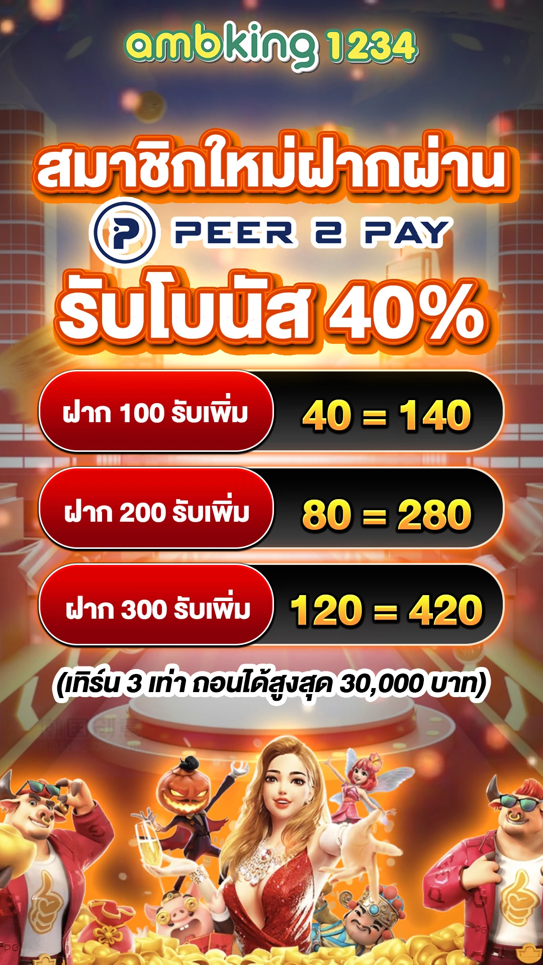 ฝาก ถอน ไม่มีขั้นต่ำ - แบนเนอร์โปรโมชั่น
