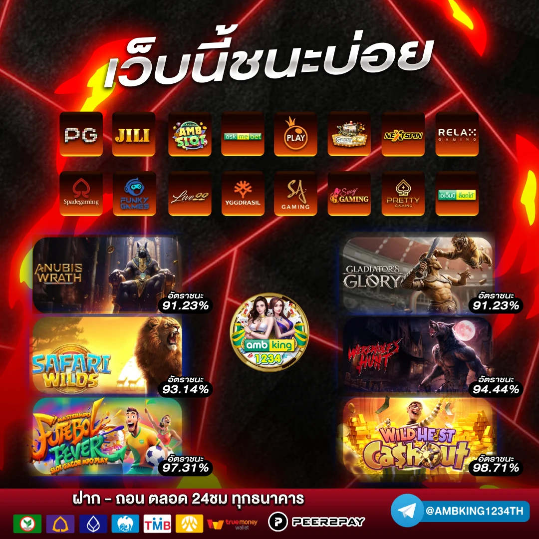เว็บ ตรง มี เว็บ อะไร บ้าง - แบนเนอร์โปรโมชั่น